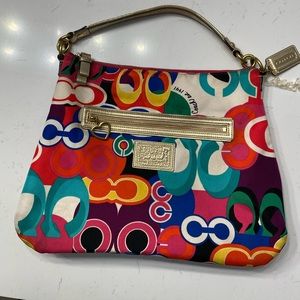 Authentic COACH colorful Poppy Tote.